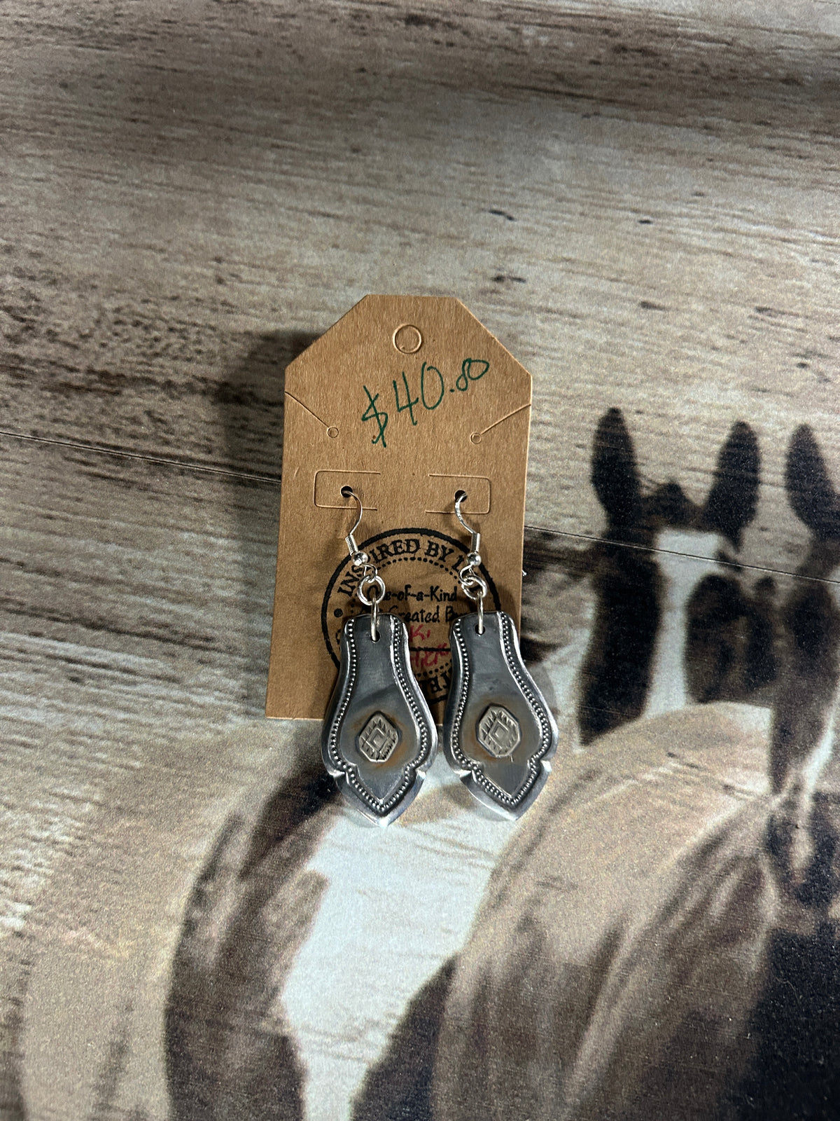 Dangle spoon earrings