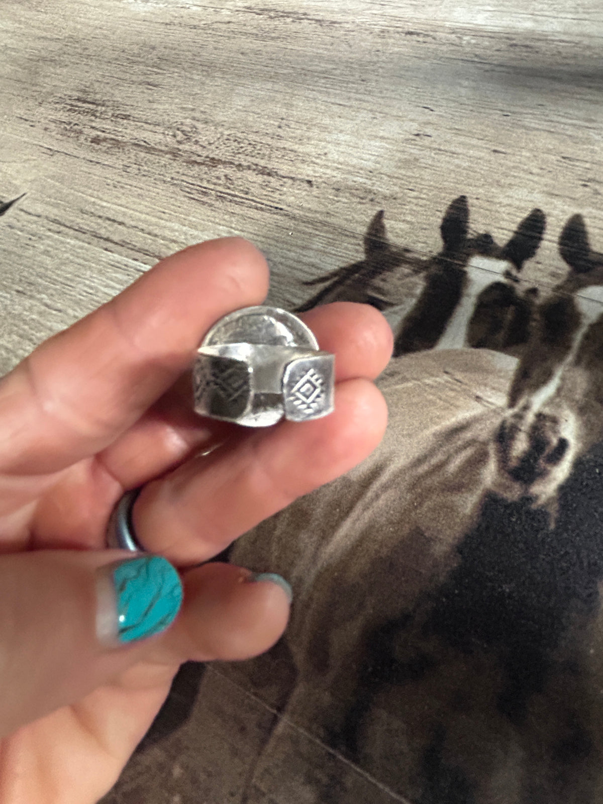 Buffalo nickel ring